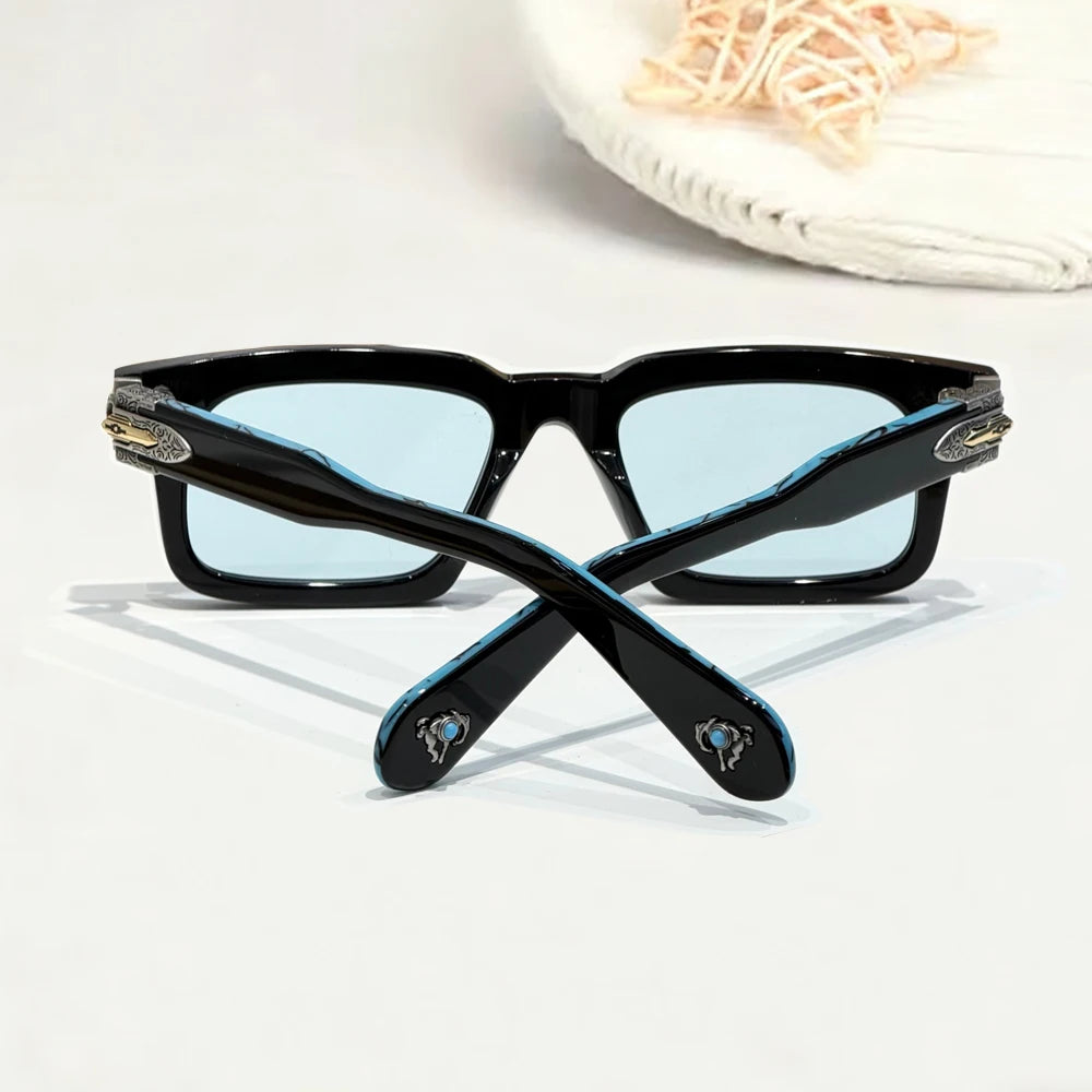 BELVEDERE Fashion Retro Square UV400 Sunglasses Unisex Fine Workmanship Brand Design Trendy Outdoor Driving Travel Sun Glasses