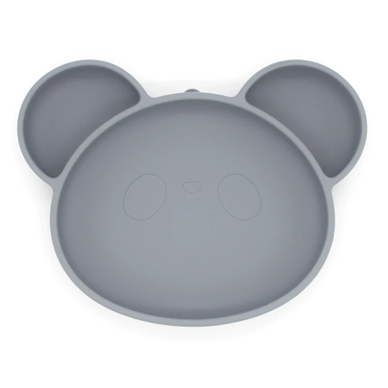 1PC Baby Silicone Dishes Dining Bowls Pumpkin Shape Feeding BPA Free Tableware Cartoon Plates Children Baby Feeding Dinner Bowl