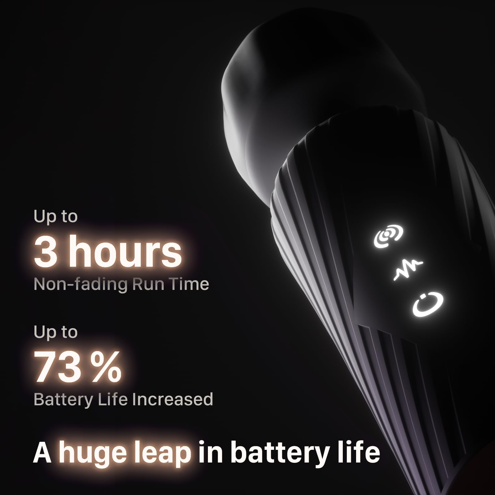 Micro Personal Massage Wand Smallest Strongest Handheld Cordless Massager, Strong Powerful Compact Perfect For Travel, Magic Stress Away, All Body Back Legs Hand Pains Sports Recovery