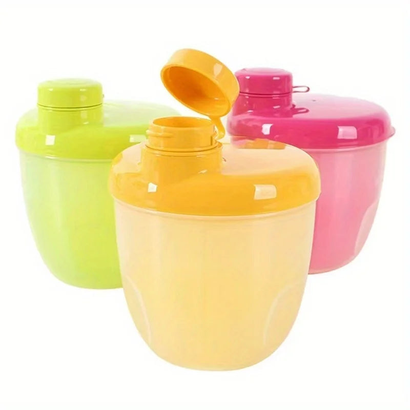 New 3-Grid Baby Travel Food Formula Dispenser, Milk Powder Container,Storage Box, Snack Organizer for Outdoor Baby Feeding