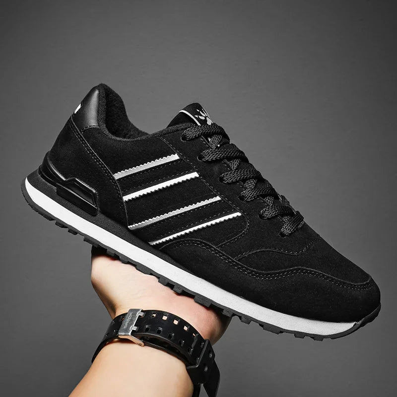 2025 New High Quality Men's Sneakers Leather Casual Shoes Autumn Breathable Men Shoes Male Flat Shoe Men's Casual Shoes