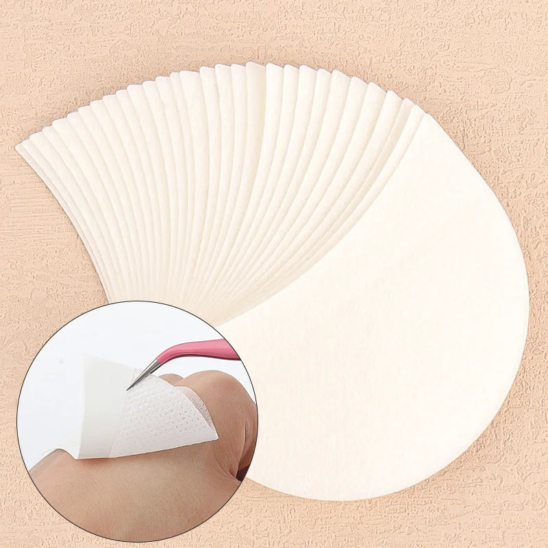 30/50/100pcs Eye Makeup Stencils Disposable Eyeshadow Stickers Eyeliner Shield Grafted Eyelashes Isolate Eyelash Removal Patches