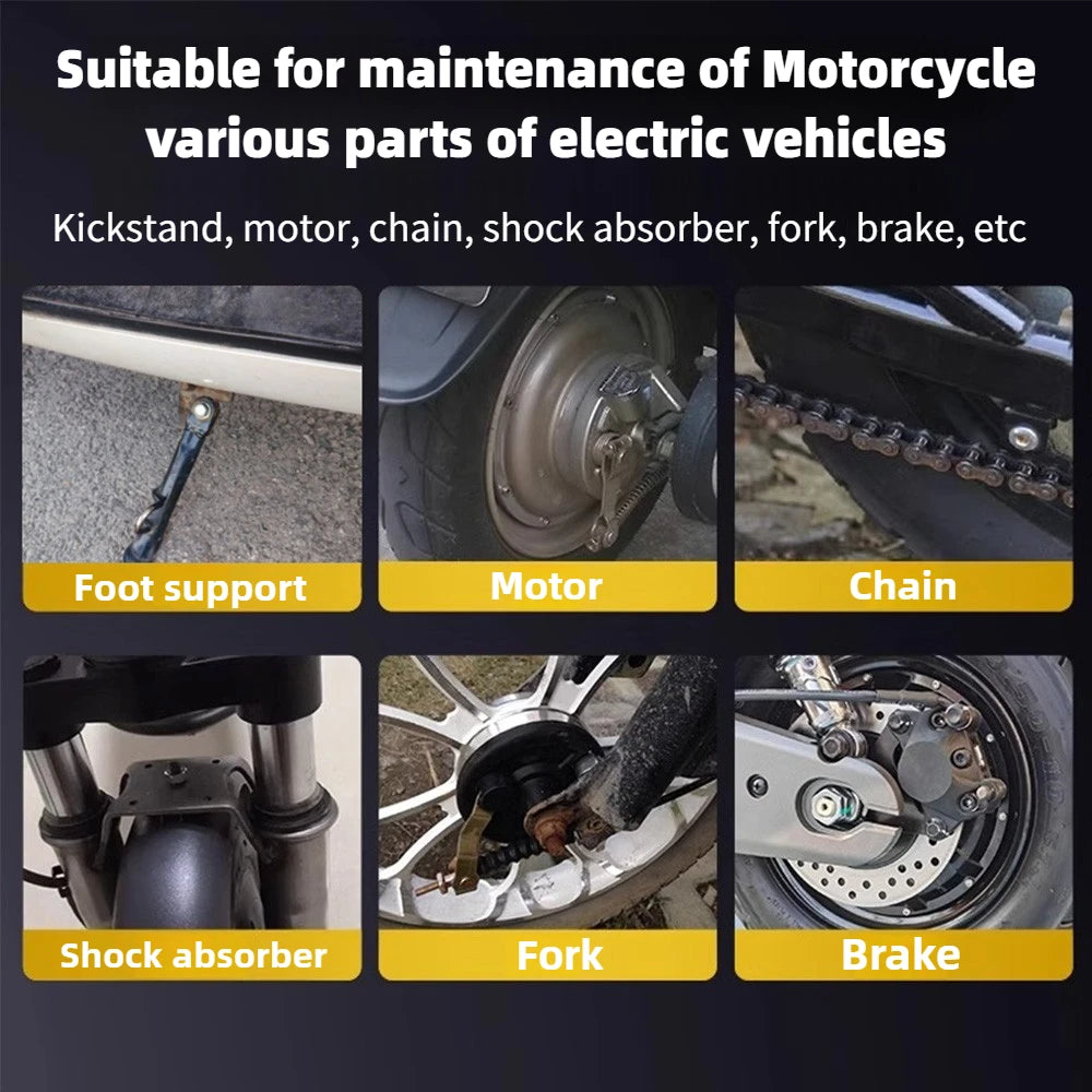 100ml Motorcycle Chain Lubricating Oil Main/Side Parking Stand Lubricants Maintenance Rust Noise Reducing Bicycles Chain Oil