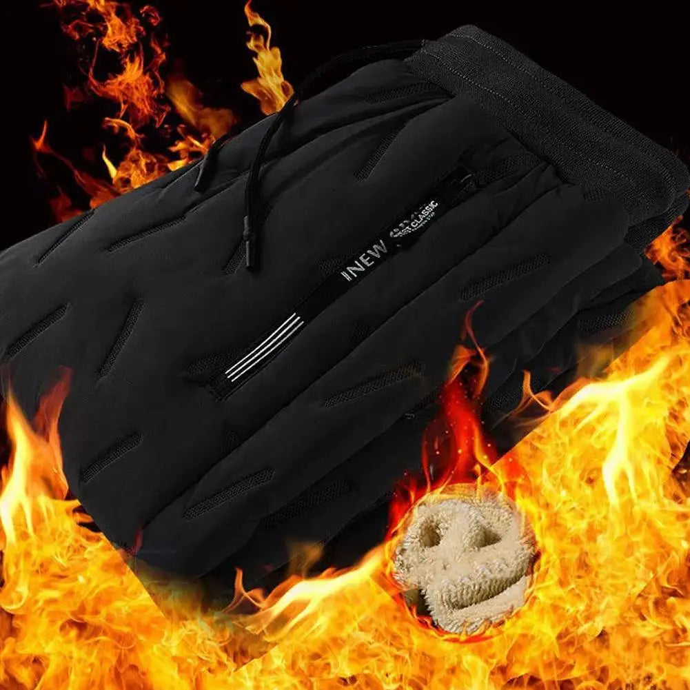 Cashmere Thickened Motor Motorcyle Cycling Pants High Quality Fleece Fabric Heat Insulation Warm Motorcycle Riding Equipment