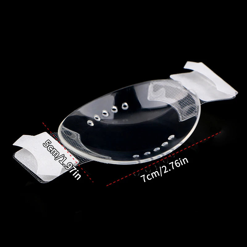 Self-adhesive Clear Plastic Eye Care Eye Shield With 10 Holes Needed After Ophthalmic Surgery Collision Avoidance Eye Protection