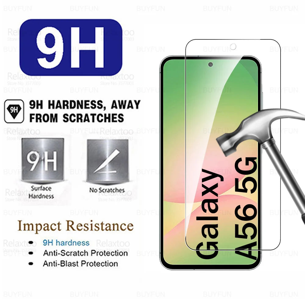 6in1 Camera Glass For Samsung Galaxy A56 Full Cover Tempered Glass SamsungA56 GalaxyA56 Samung A 56 56A 5G Lens Screen Protector