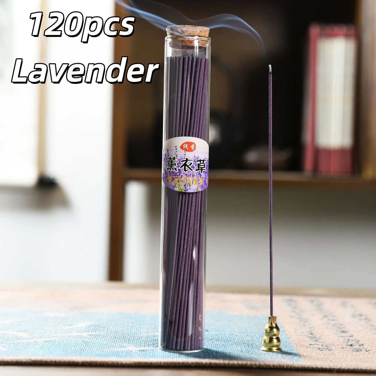 120pc/Box Natural Incense Stick Aromatherapy Sticks Interior Deodorization Lasting Lingering Fragrance Household Bedroom Incense