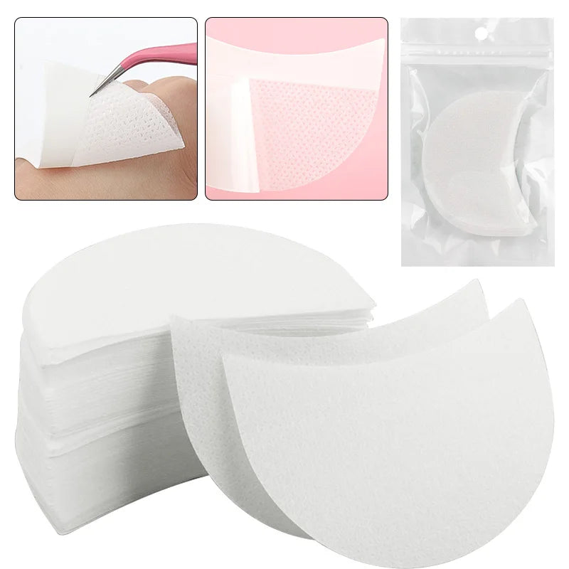 30/50/100pcs Eye Makeup Stencils Disposable Eyeshadow Stickers Eyeliner Shield Grafted Eyelashes Isolate Eyelash Removal Patches