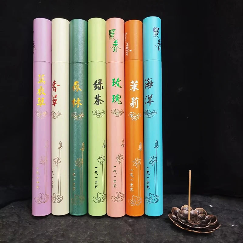 40 Sticks/pot Natural Sandalwood Incense Sticks Sleep Chinese Home Scents Aromatherapy Room Fragrance Buddhist Supplies Incenses