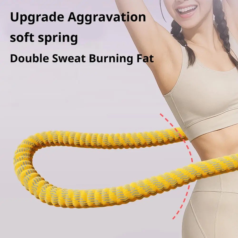 1pc Soft Spring Hula Hoop For Weight Loss Slimming Waist And Belly Adult Fitness Home Use Abdominal Compression Fat Burning