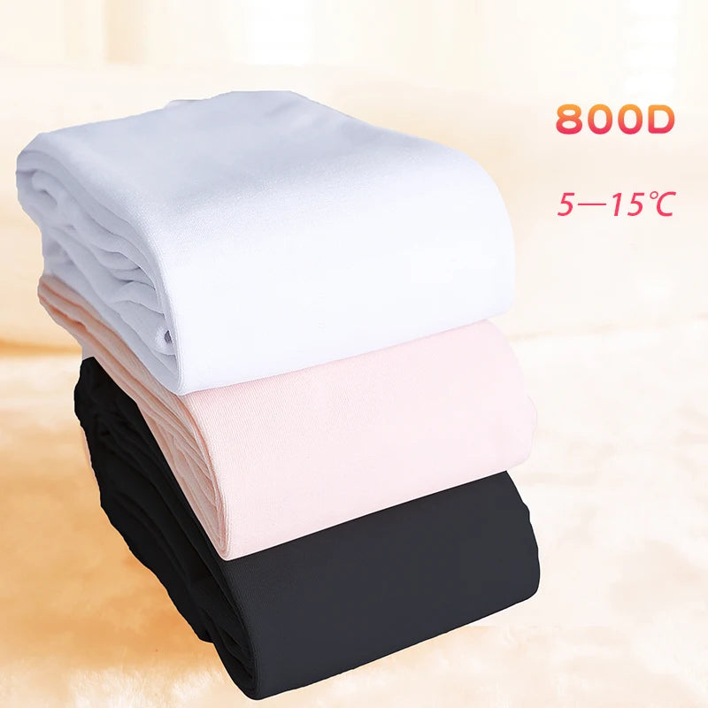Girls 800D Ballet Dance Stockings Thick Women Kids Dance Tights Ballet Warm Seamless Pantyhose Winter