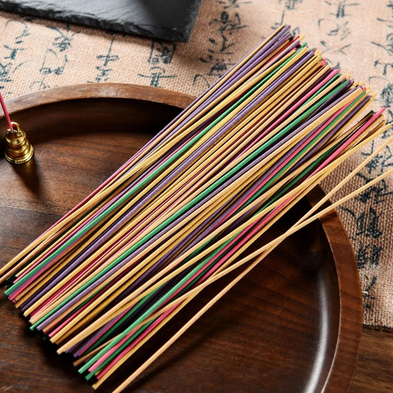 120pc/Box Natural Incense Stick Aromatherapy Sticks Interior Deodorization Lasting Lingering Fragrance Household Bedroom Incense