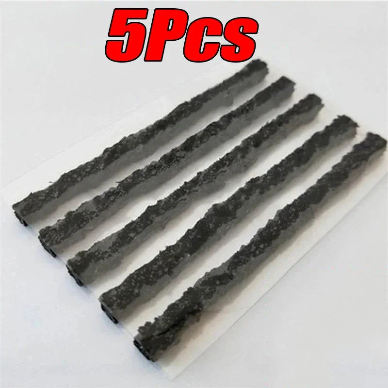 5-50Pc Car Tire Repair Tool Kit with Rubber Strips Tubeless Tyre Puncture Studding Plug Motorcycle Truck Vacuum Tire Repair Tool