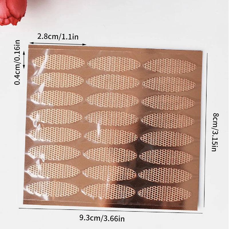 18/24Pcs Invisible Eyelid Sticker Lace Eye Lift Strips Double Eyelid Tape Adhesive Stickers Eye Tape Tools