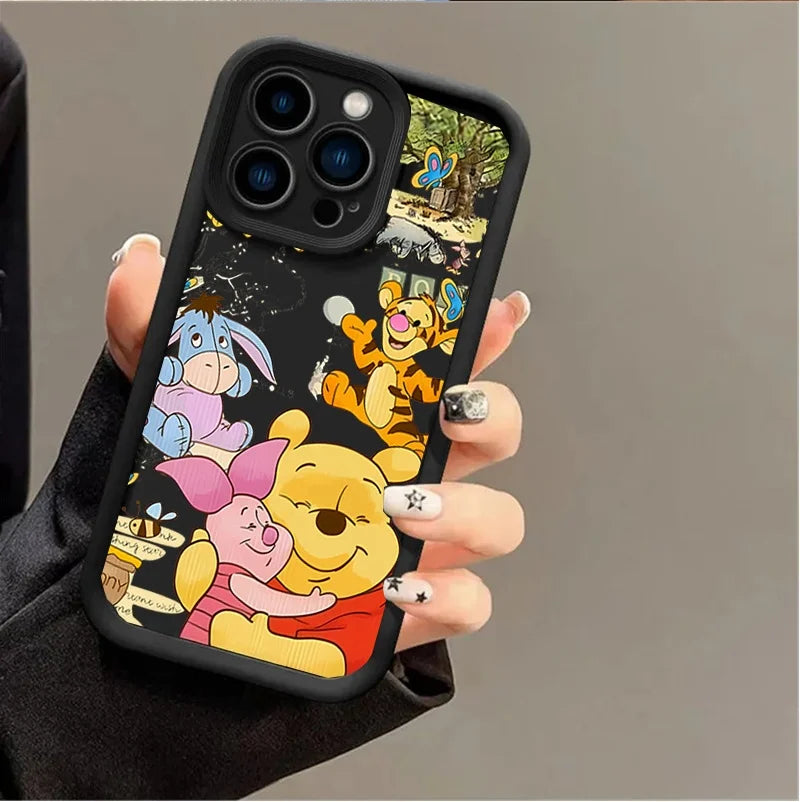 Winnie the Pooh Bear Casing For IPhone 17 16 15 14 13 12 11 pro 17 air 16 15 plus 13 12 pro Case