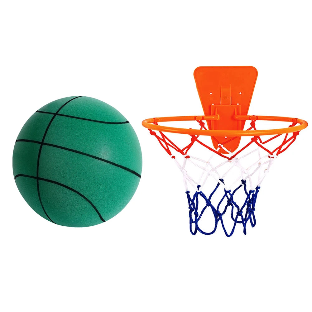 18/21/24cm No Noise Basketball Size 3/5/7 Multicolour Sponge Basketball Indoor Training Ball Bouncing for Kids Christmas Gifts