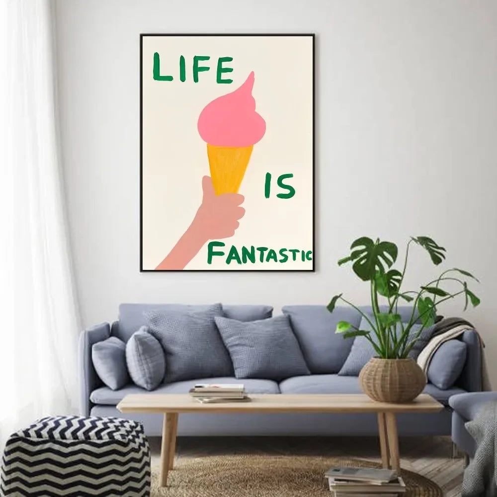 David Shrigley Art Canvas Prints Poster Modern Minimalism Funny Art Prints Living Room Bedroom Wall Art Home Decor Art Poster