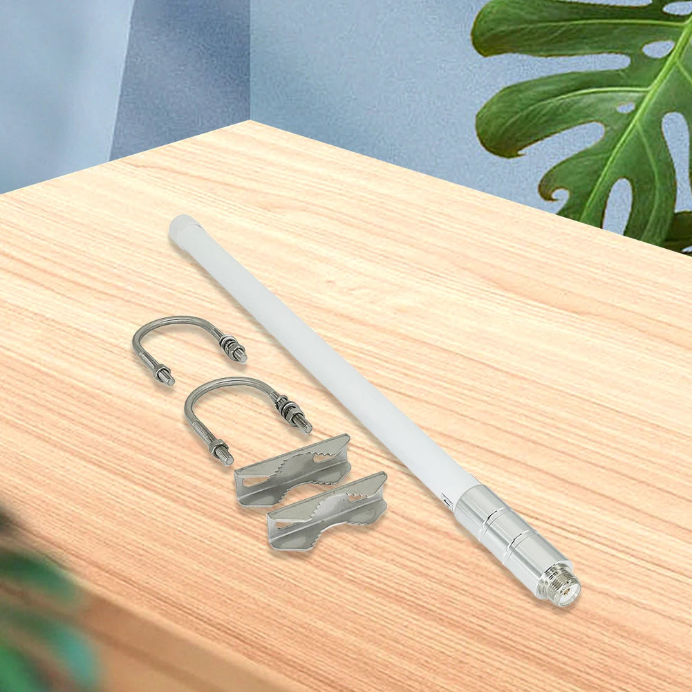 VHF UHF Fiberglass Antenna 144/430MHz SO239 Mobile Radio Base Antenna Omnidirectional Outdoor Antenna for Ham Radio Transceiver