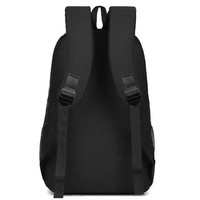 Leisure Schoolbag Women's Canvas Simple Dual-Shoulder Bag Men's Korean-style Backpack Large Capacity Middle School Student Backp
