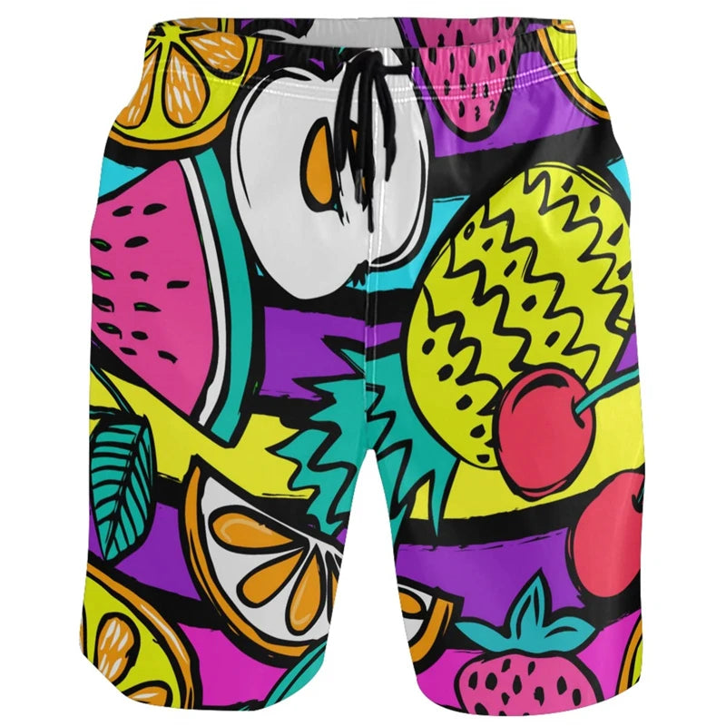 Funny Duck Graphic Beach Shorts for Men 3D Print Animal Board Shorts Sports Gym Swim Trunks Swimsuit homme Cool Ice Shorts Pants