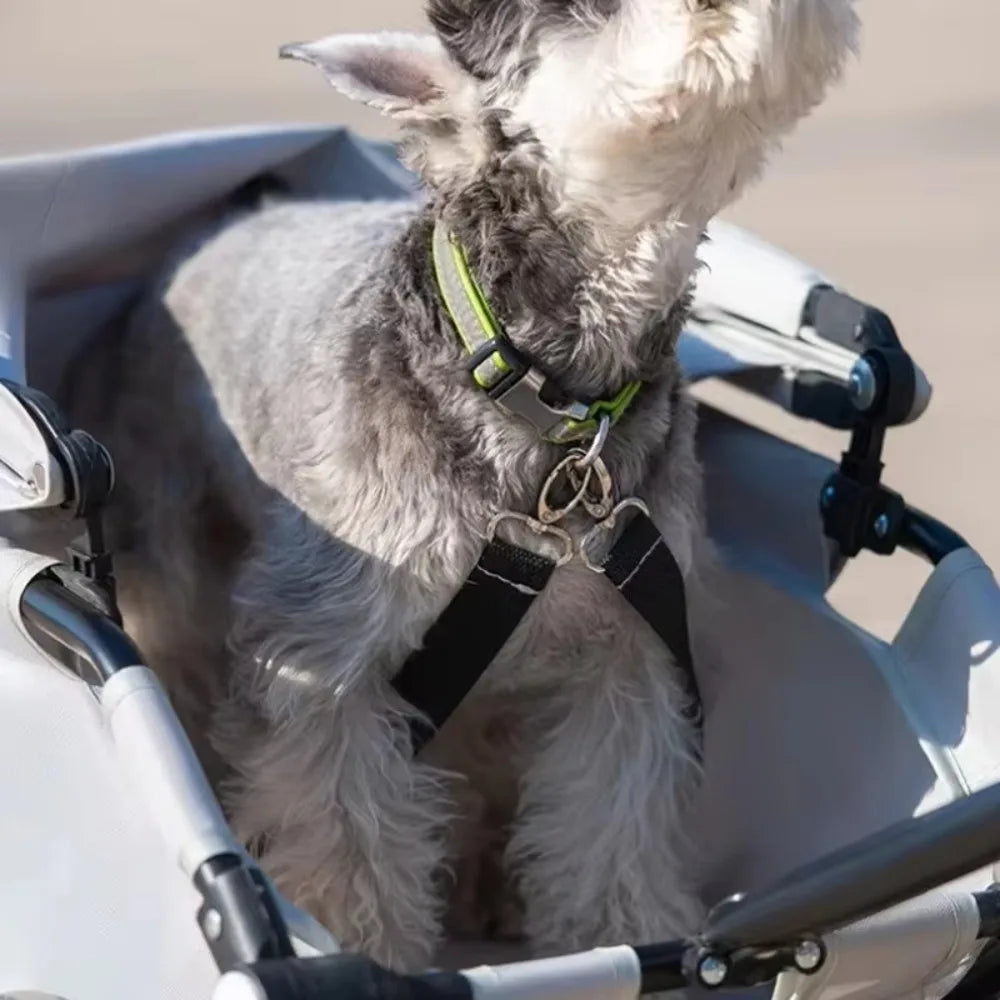 Small Pet Stroller Dog Dog Cat Teddy Baby Cart Toy Small Trolley Out Travel Pet Dog Car Lightweight Folding Walking Dog Walker