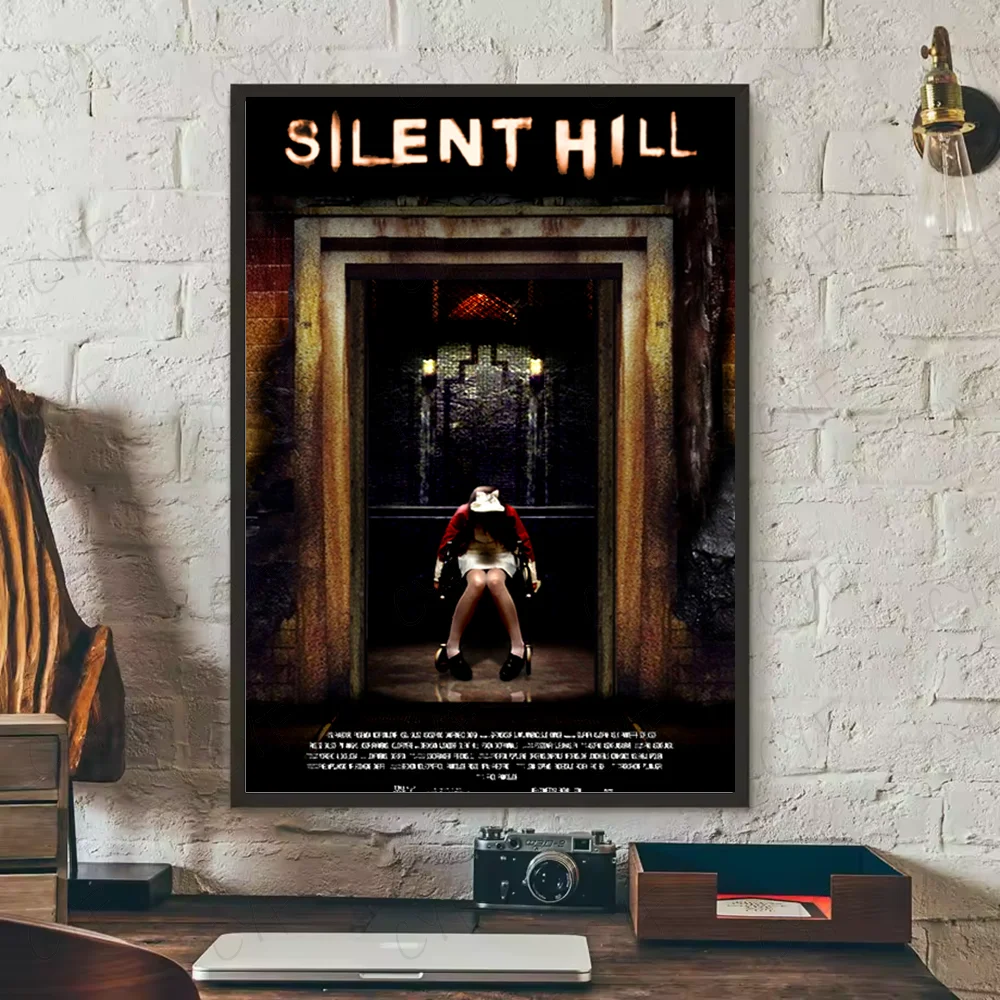 Hot Classic Silent Hill 3 Game anime Poster HD art sticky wall waterproof home living room bedroom bar aesthetic decoration
