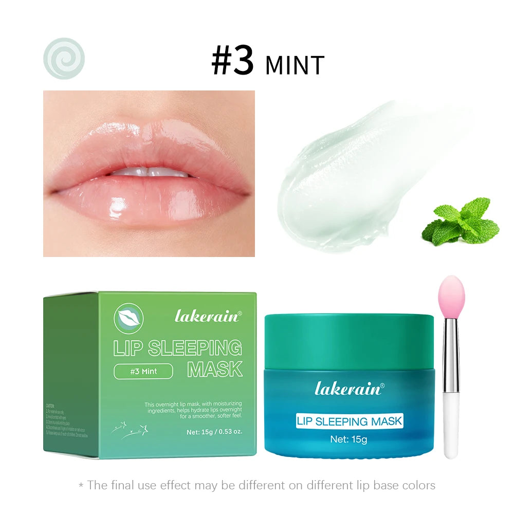 Moisturizing Blueberry Lip Mask Dual-Color Lip Sleeping Mask for Reduce Fine Lines Nourish Exfoliation Lips Skin Care