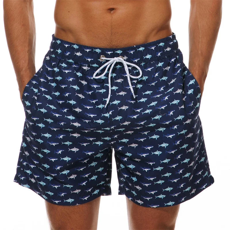 Simple Pineapple Graphic Beach Shorts Pants Men 3D Printing Surf Board Summer Hawaii Swimsuit Swim Trunks Cool Ice