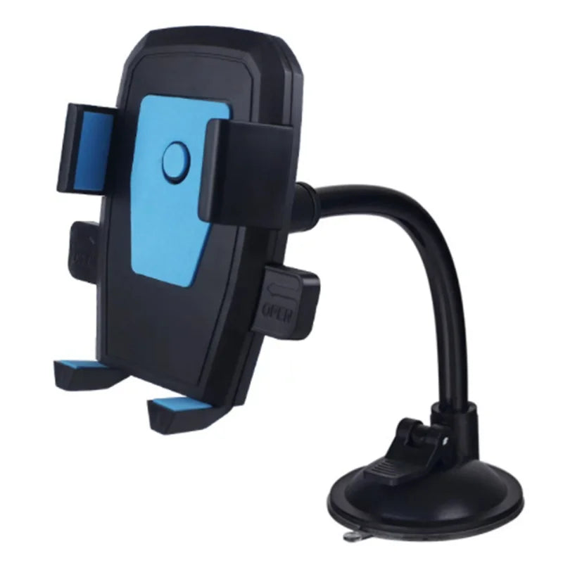 New Car Phone Holder Bracket Mount Cup Holder Universal Car Mobile Support Suction Windshield Phone Locking Car-Accessories