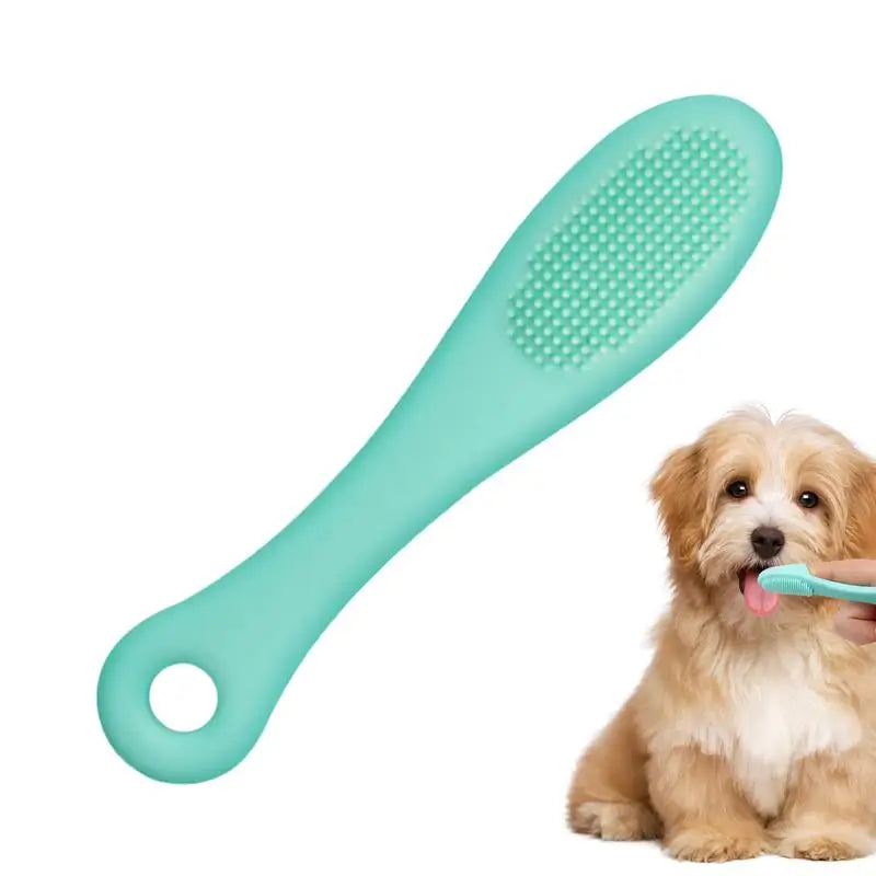 Cat Chin Brush Soft Silicone Grooming Chin Scrubber Non-Slip Multifunctional Finger Pet Supplies Cleaning Brush for Cats & Dogs