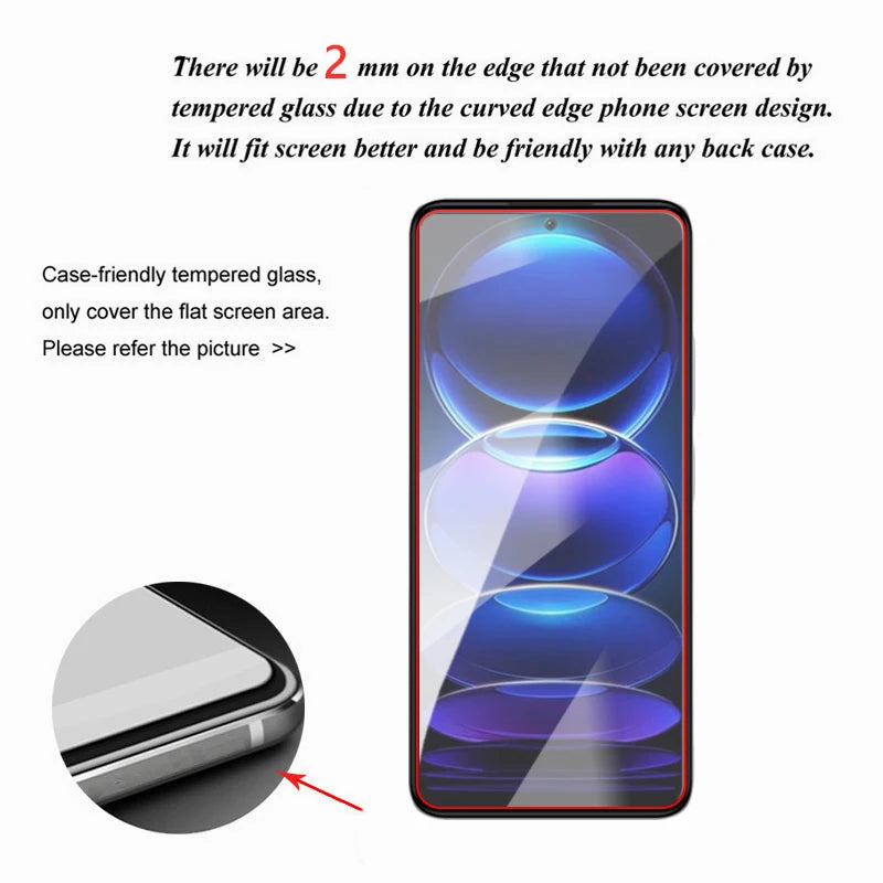 Full Gule Glass For Xiaomi Redmi Note 14 5G Tempered Glass Redmi Note 14 Screen Protector Camera Lens Film Redmi Note 14