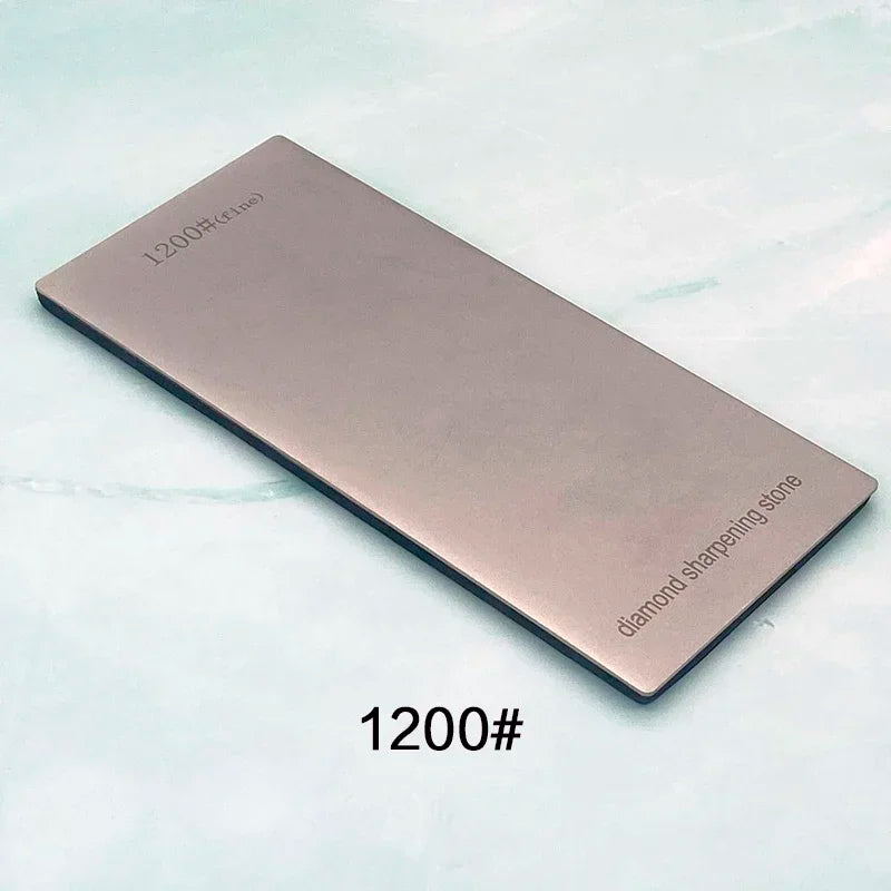 120/600/1500/3000 Grit Diamond Sharpening Stones Knife Sharpener Anti-skid Base Kitchen Knife Sharpening Tool Set Flake Plate