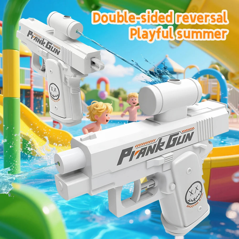 Two-Way Water Gun Prank Water Gun Stress Relief Toys Small Pistol Outdoor Indoor Shoot Game Parent-Child Interaction Watergun