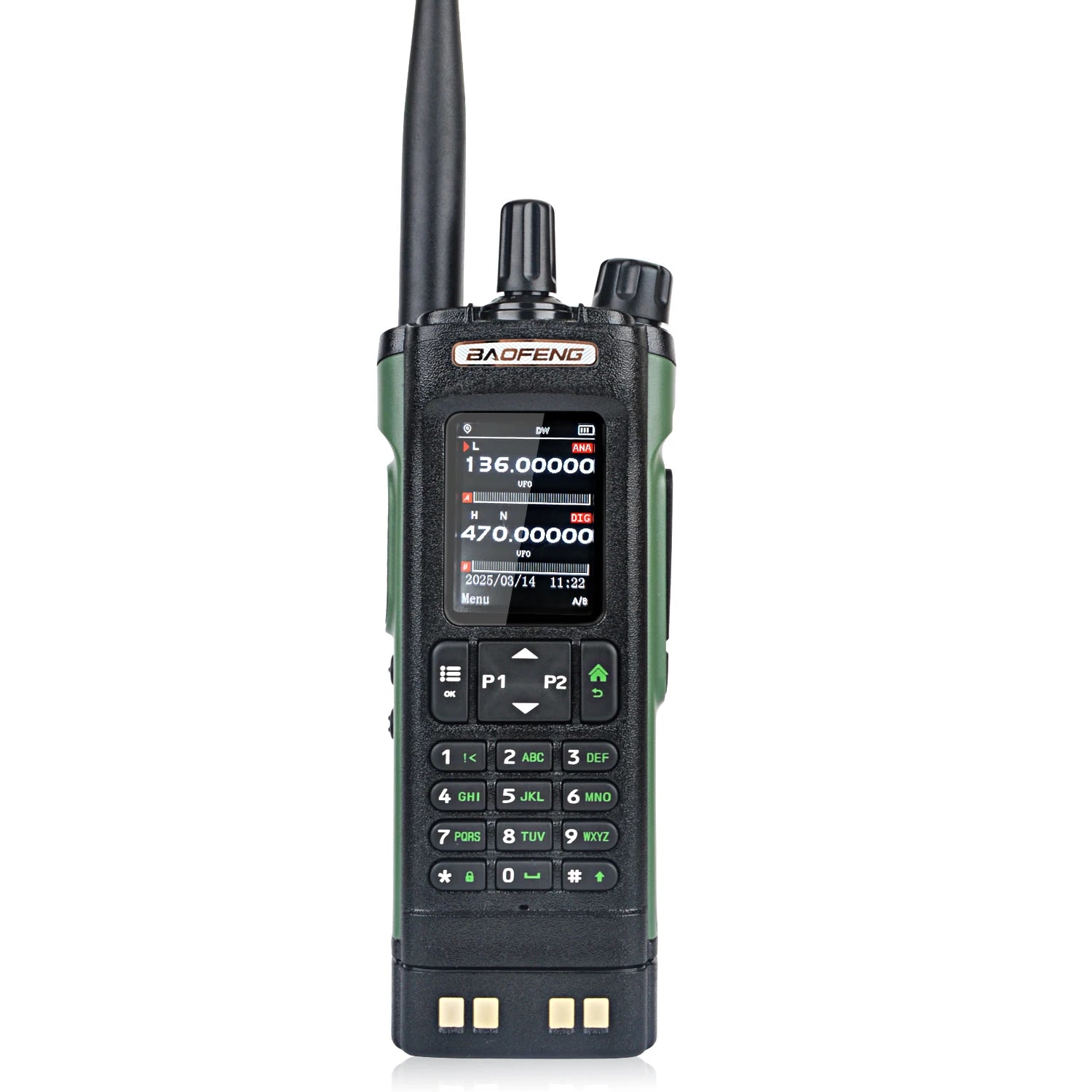 Baofeng DM-32 GPS APRS AES256 Encryption DMR Digital Analog UHF VHF Dual Band 8W Air Band FM Walkie Talkie DM-32UV
