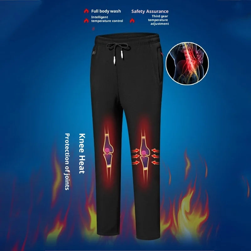 Winter Thickened Fleece Lined Windproof Warm Casual Men's Pants Fashionable Motorcycle Street Gear Comfortable Biker Trousers