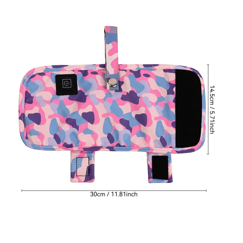 USB Charging Bottle Warmer, Compact Insulated Heating Bag for Diaper Bags, Quick Formula Warming for Outdoor Activities