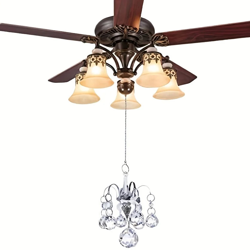 1pc Crystal Suncatcher, Glass Prism Rainbow Maker Chandelier For Window Pendant, Garden Art, Balcony, Office, Fall Decor