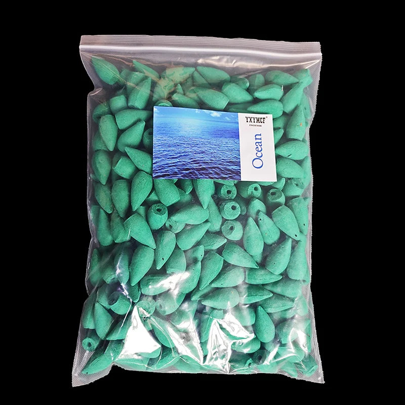 YXYMCF Natural Reflux Tower Incense Sandalwood Lavender Smoke Backflow Incense Cone for Burner Home Fragrant Reflux Aromatherapy