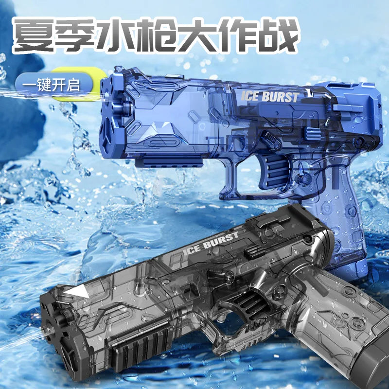 Summer Water Gun non Electric Pistol High-pressure Full Automatic Shooting Water Beach Toy Gun For kid Children Boys Girls Gift