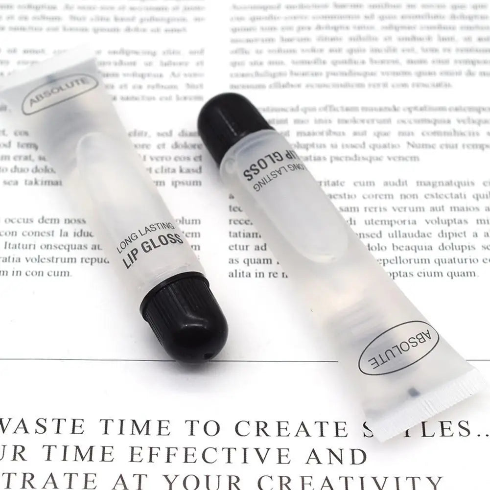 Transparent hose colorless lip oil lip moisturizing gloss fade lip lines lip gloss anti dry cracking 18ML Lip Care Oil