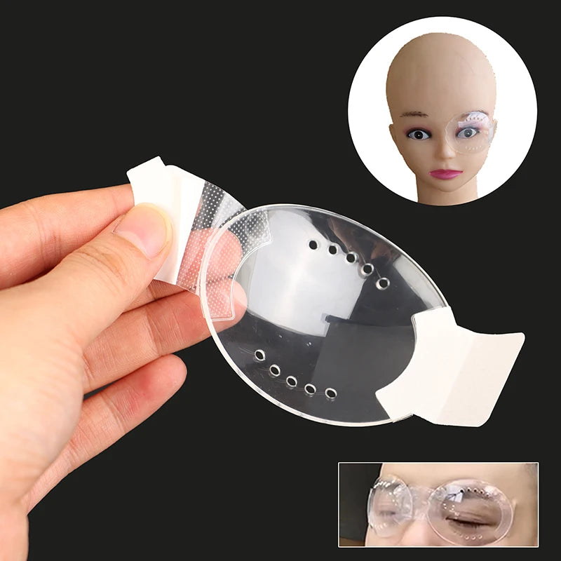 Self-adhesive Clear Plastic Eye Care Eye Shield With 10 Holes Needed After Ophthalmic Surgery Collision Avoidance Eye Protection