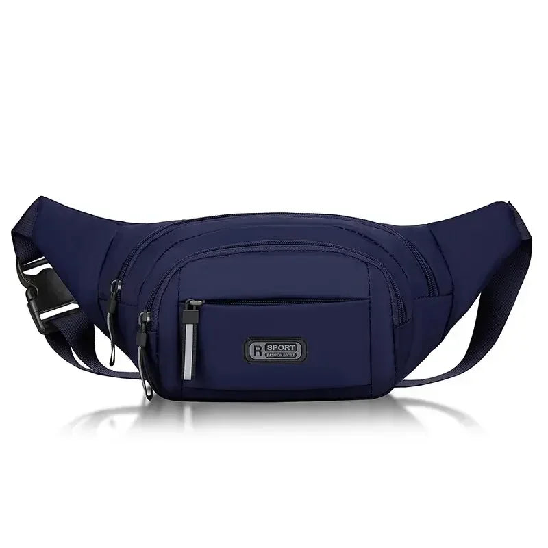Men's Canvas Anti-Theft Ultra-Thin Invisible Waist Pack for Phone Sports Outdoor Running Hiking Travel Waist Bag for Men