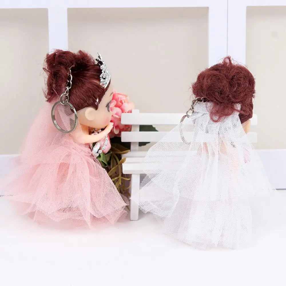 12 Cm Big Eyes Princess BJD Doll Korean Makeup Look DIY 12cm Bjd Doll Safe Plastic Sweet Wedding Dress Mini Girl Toy