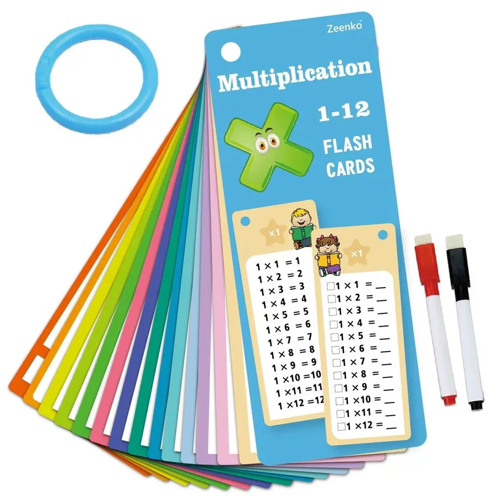 15pcs 1-12 Maths Table Cards Self Check Math Learning Tool Math matical Teaching Aids Children Educational Toy