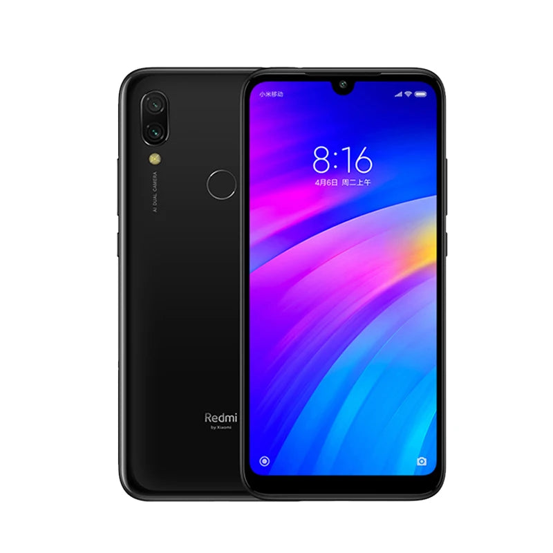 Global ROM Original Xiaomi Redmi 7 4G Smartphone 4GB 64GB 6.26 Inch HD Screen Octa Core 4000 MAh Unlocked Android 4G Phones