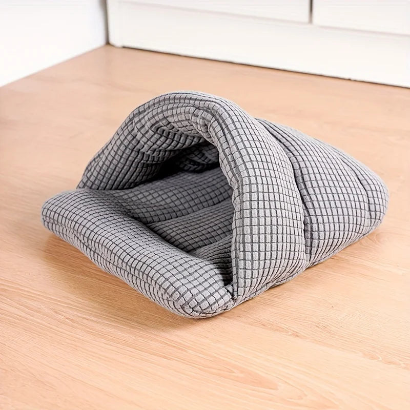 Hamsters Snuggle Sack Small Pet House Bed Nest Plushy Cozy Small Animal Sleeping Bag for Small Animal Rabbits Pet Guinea Pigs