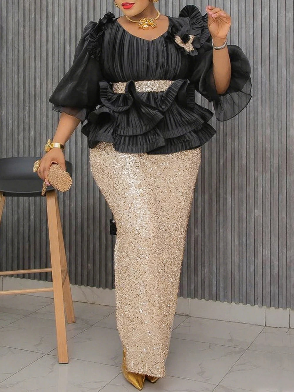 2025 Summer Party Evening Dresses Elegant Ladies Luxury Bodycon Maxi Robe Puff Sleeve Dress Africa Clothes Wedding Prom Gowns