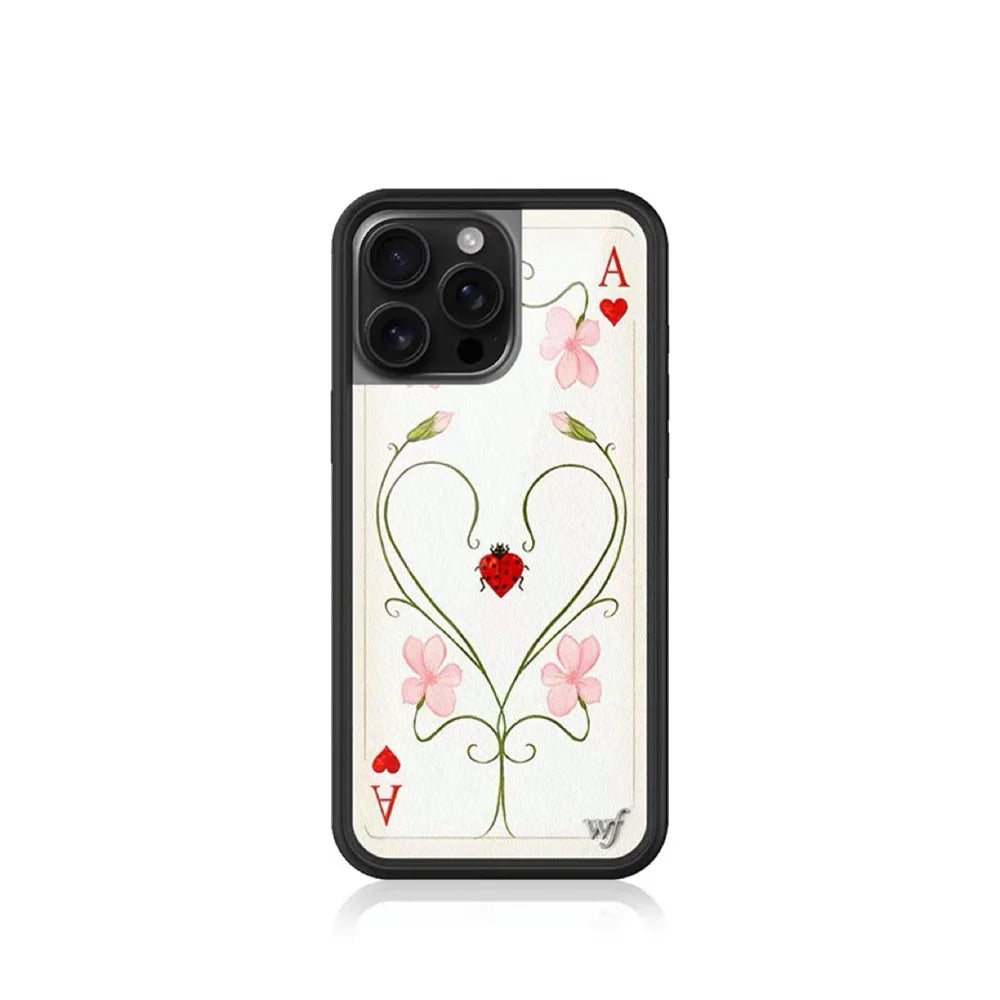New Wildflower 3D WF Strawberry Phone Case for iPhone 12 13 14 15 16 17 Pro Max Plus Funda Cute Cherry Cartoon Protective Cover