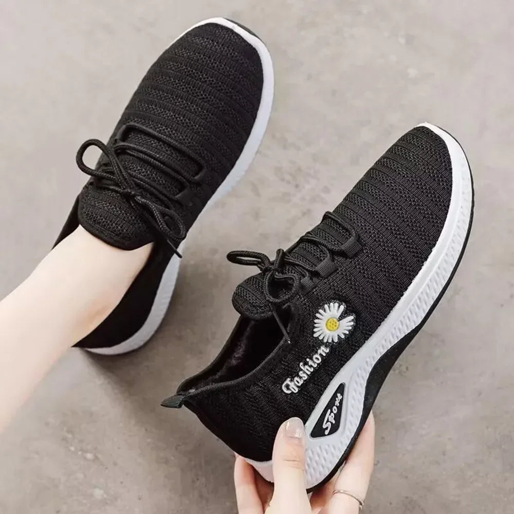 Women Sneakers Autumn New Trendy Mesh Casual Sports Running Shoes Wholesale Comfortable Lightweight Breathable Fashion Sneakers