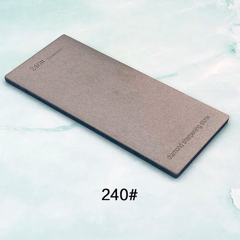 120/600/1500/3000 Grit Diamond Sharpening Stones Knife Sharpener Anti-skid Base Kitchen Knife Sharpening Tool Set Flake Plate